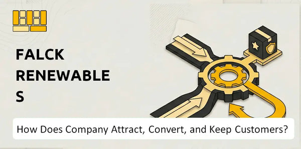 How Does Falck Renewables Company Attract, Convert, and Keep Customers?