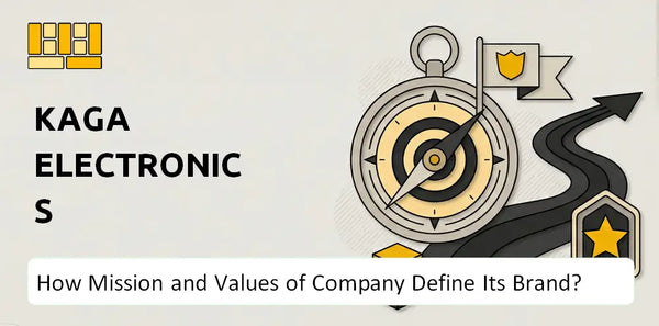 What Do the Mission, Vision, and Values of Kaga Electronics Company Say About Its Brand?