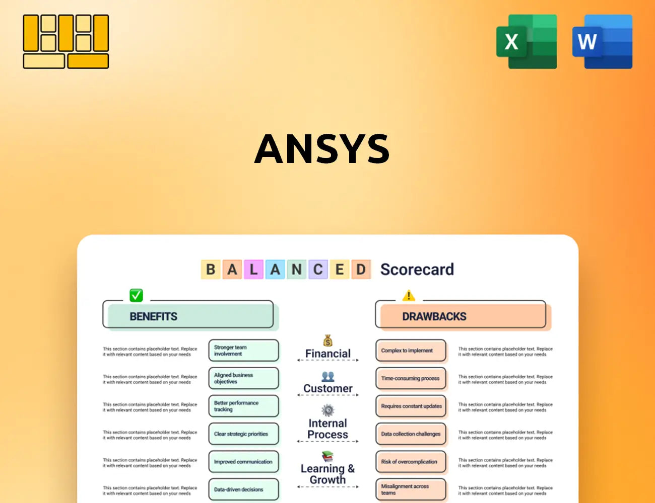 Ansys Balanced Scorecard
