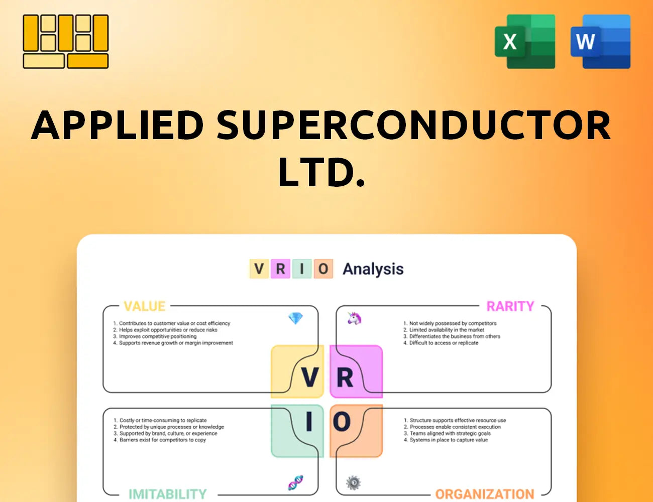 Applied Superconductor Ltd. VRIO Analysis