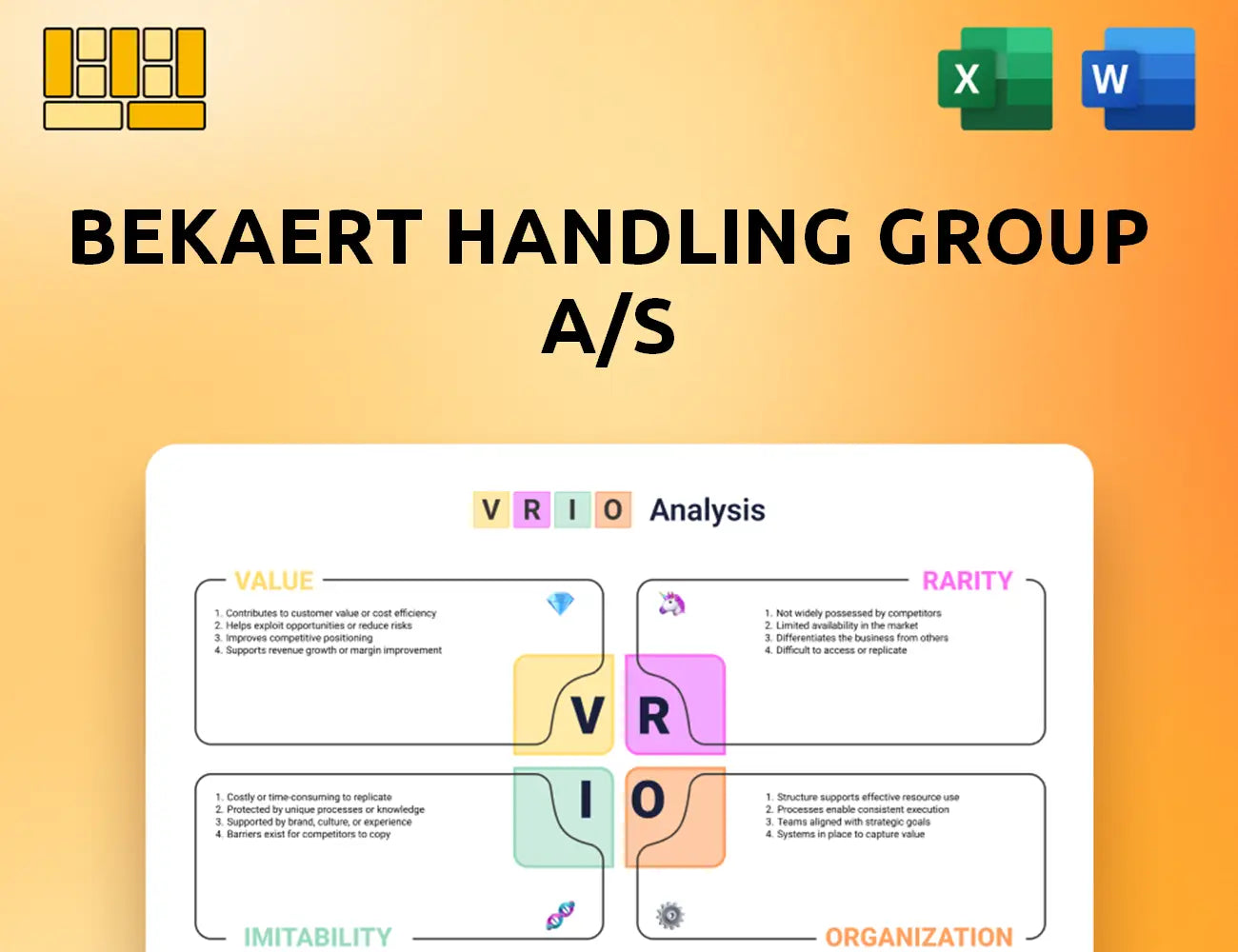 Bekaert Handling Group A/S VRIO Analysis