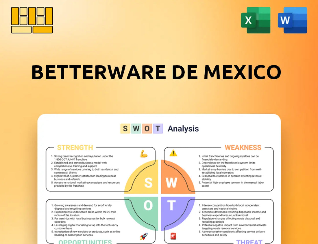 Betterware de Mexico SWOT Analysis
