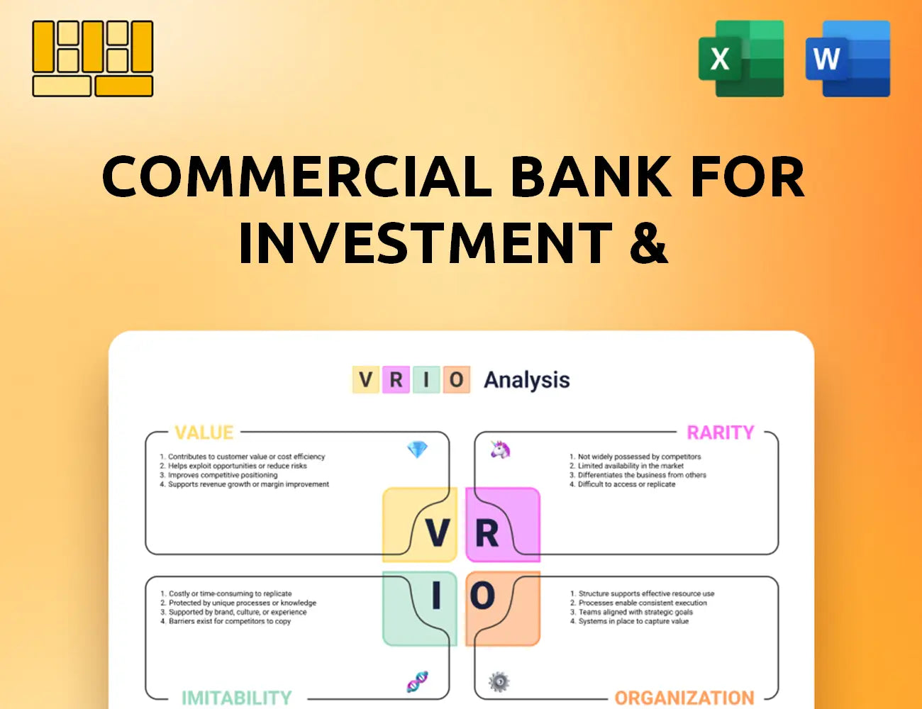 Commercial Bank For Investment & Development Of Vietnam VRIO Analysis