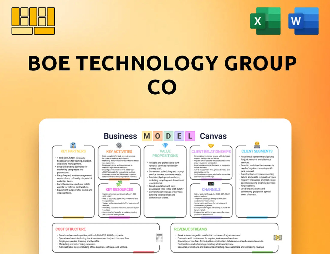 BOE Technology Group Co Business Model Canvas