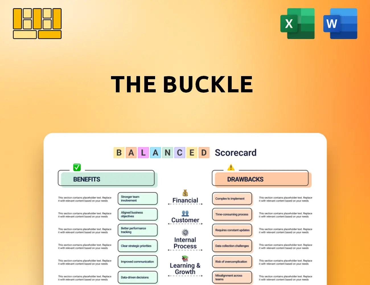 The Buckle Balanced Scorecard