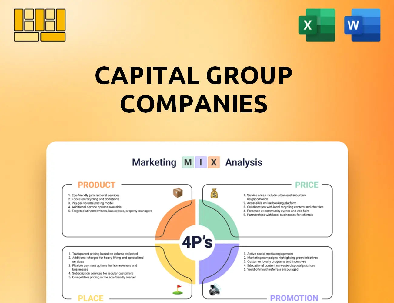 Capital Group Companies Marketing Mix