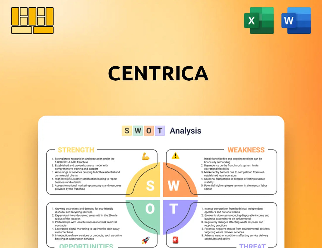 Centrica SWOT Analysis