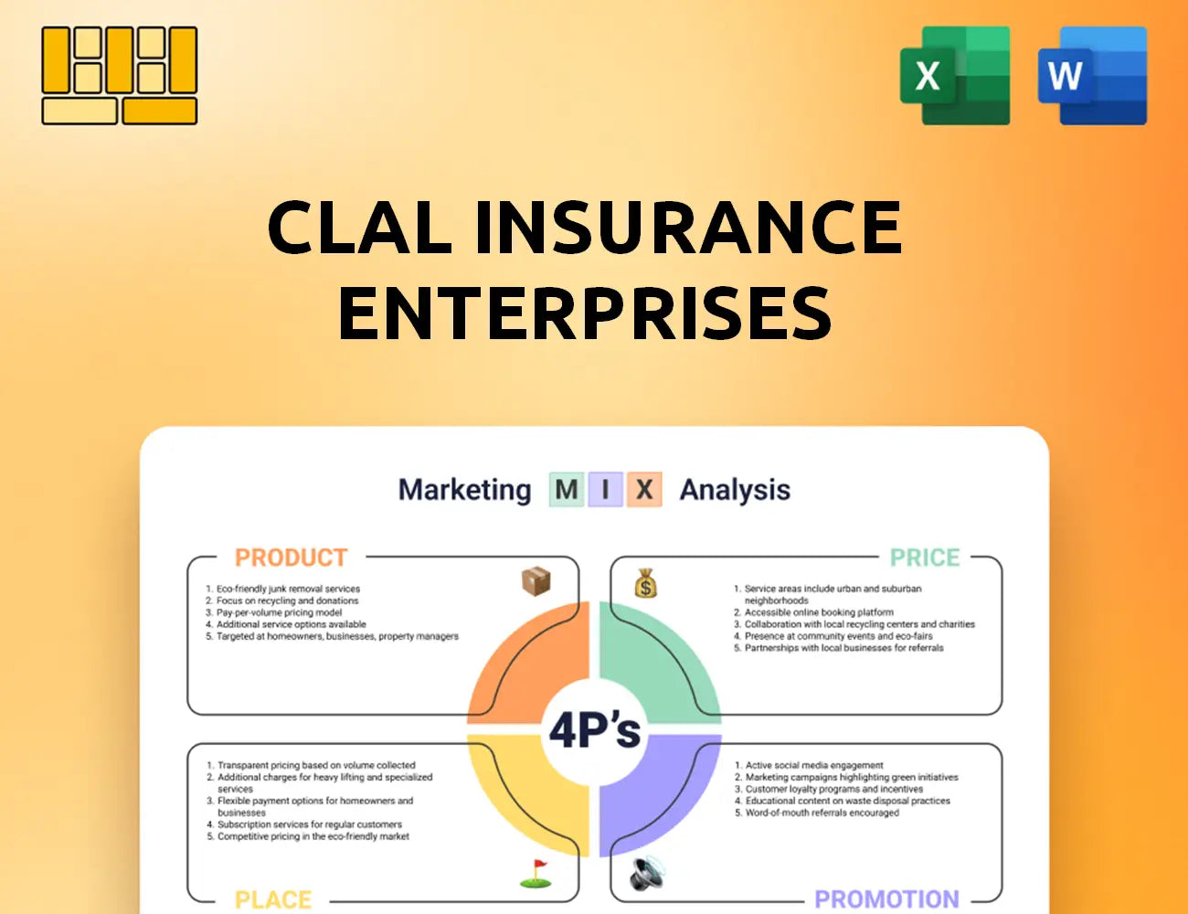 Clal Insurance Enterprises Marketing Mix