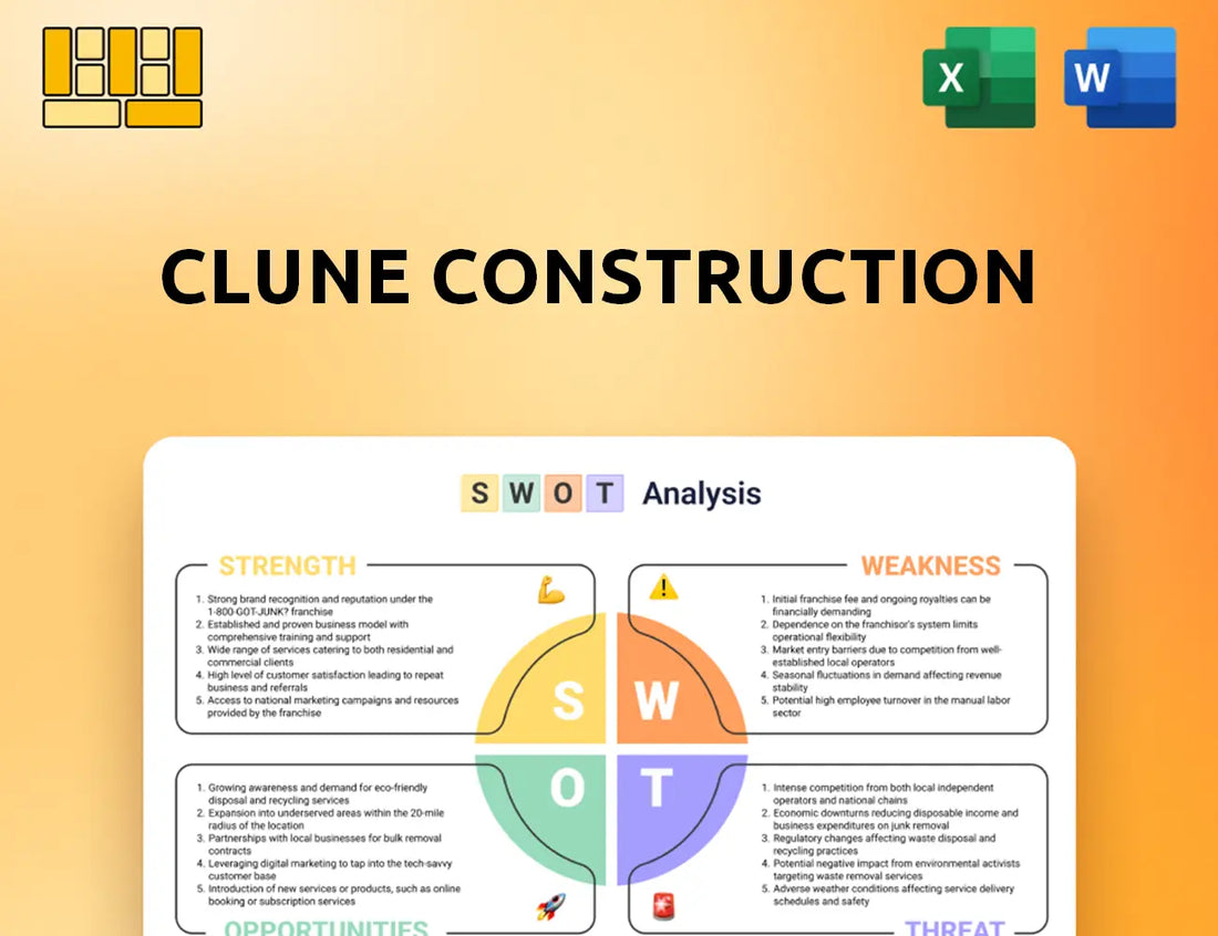 Clune Construction SWOT Analysis