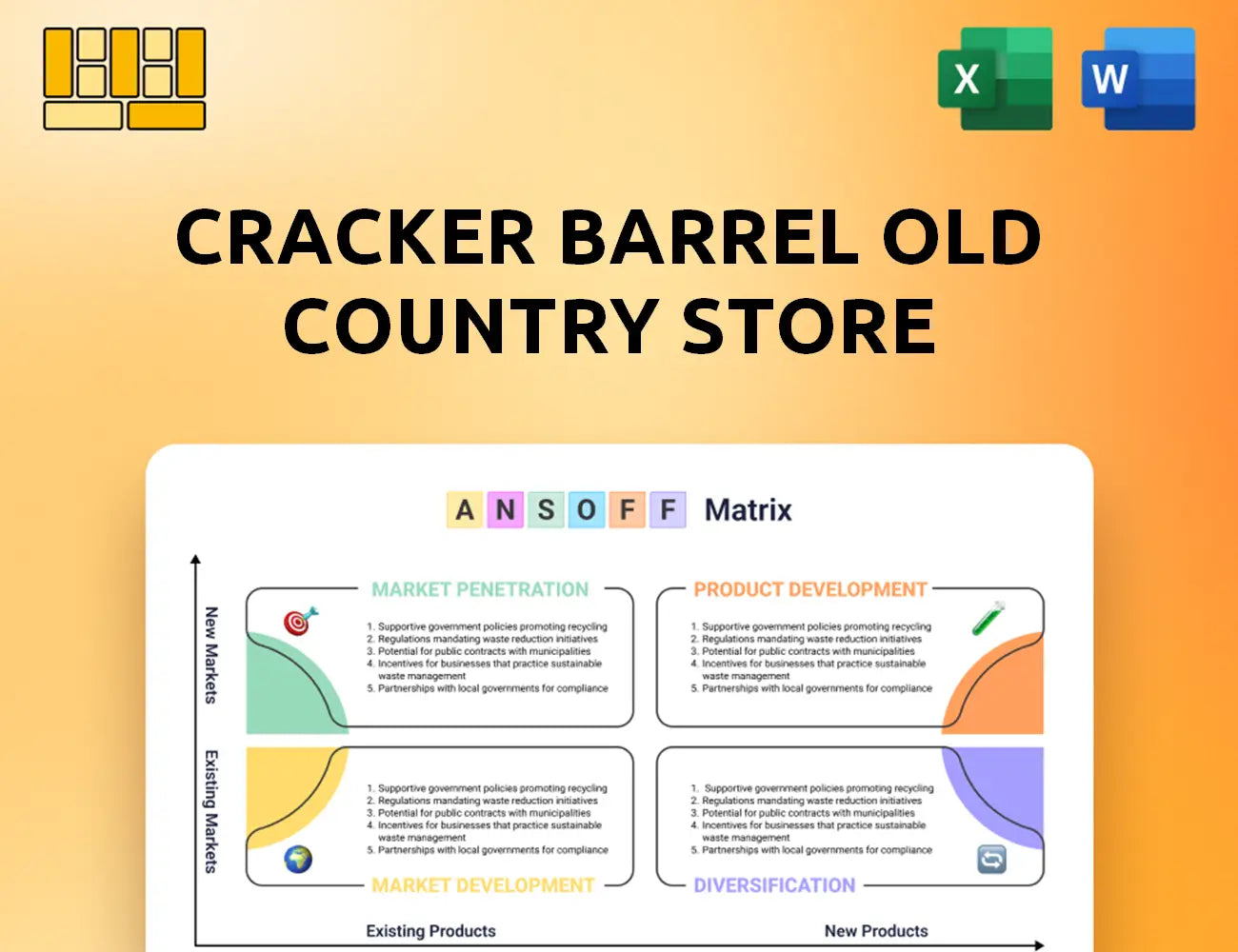 Cracker Barrel Old Country Store Ansoff Matrix