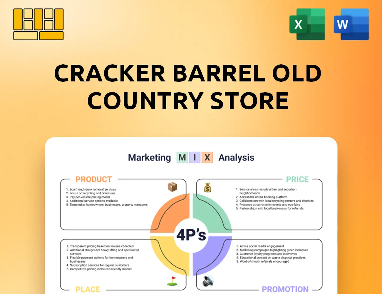 Cracker Barrel Old Country Store Marketing Mix