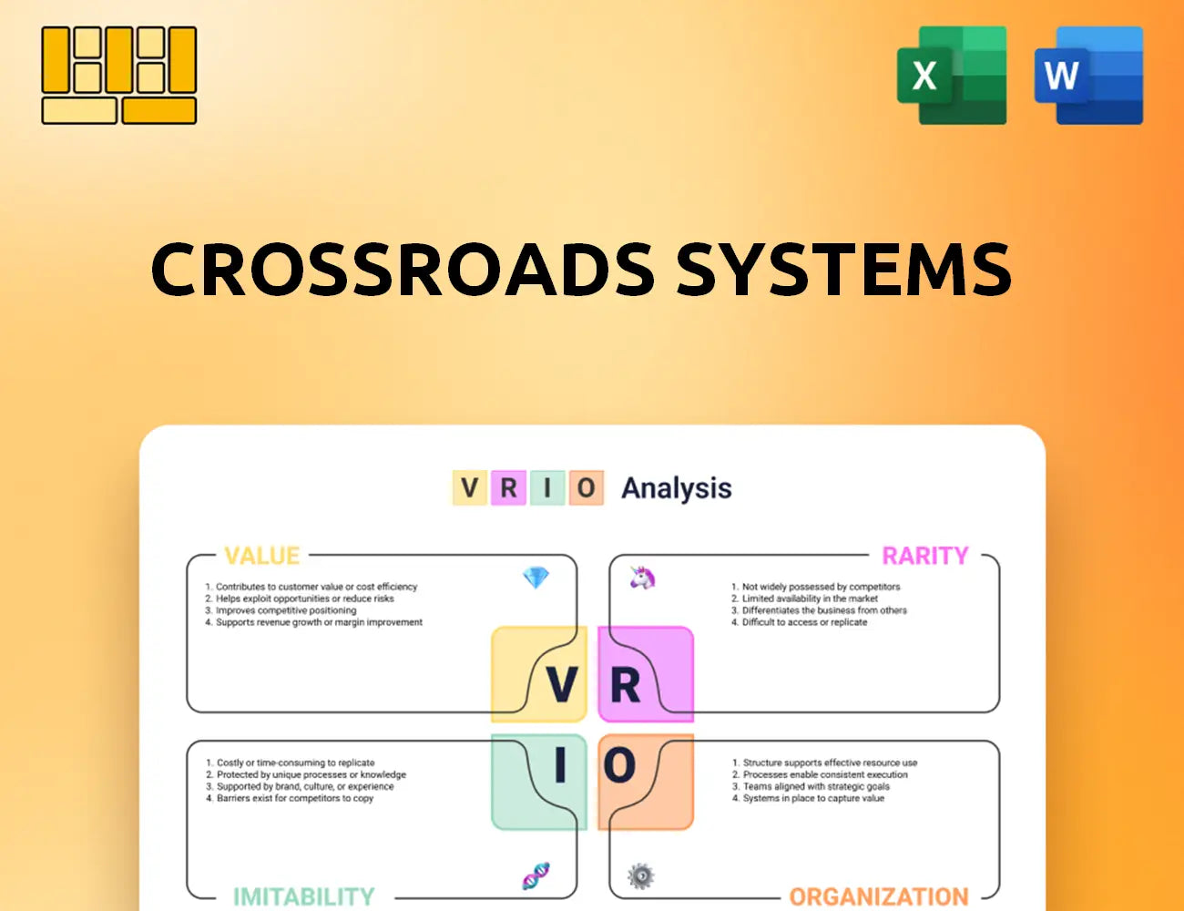 Crossroads Systems VRIO Analysis