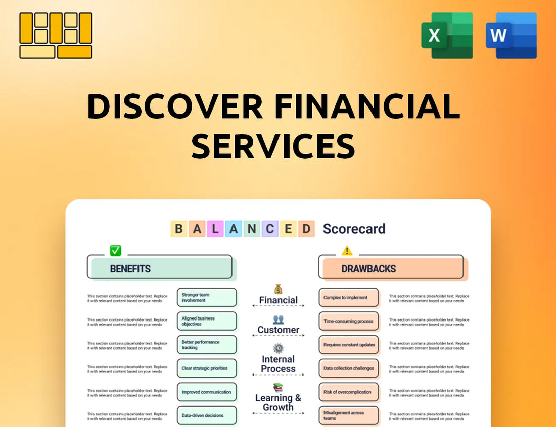 Discover Financial Services Balanced Scorecard