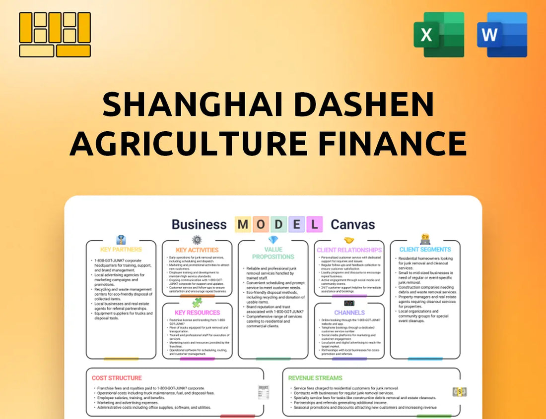 Shanghai Dashen Agriculture Finance Technology Business Model Canvas