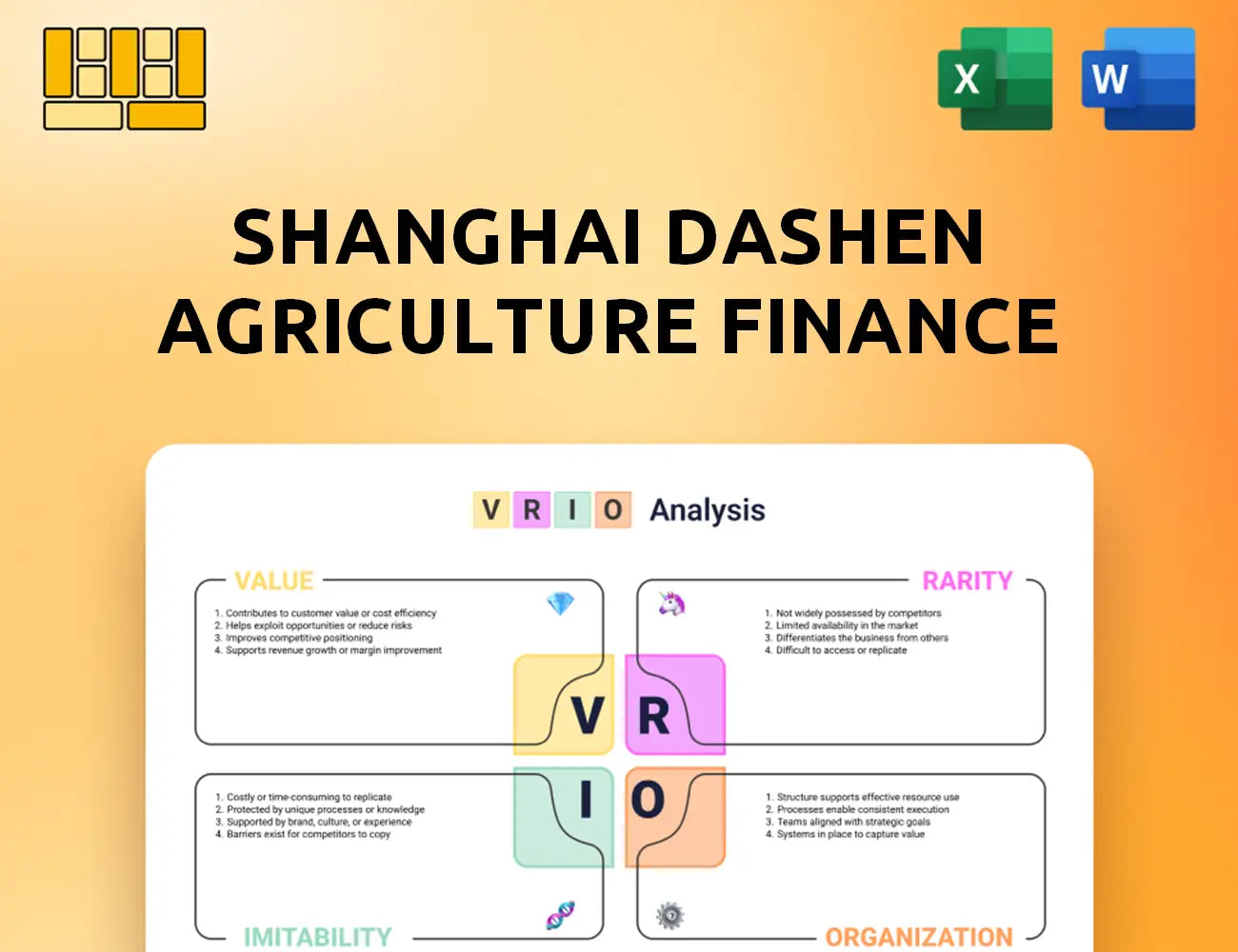 Shanghai Dashen Agriculture Finance Technology VRIO Analysis