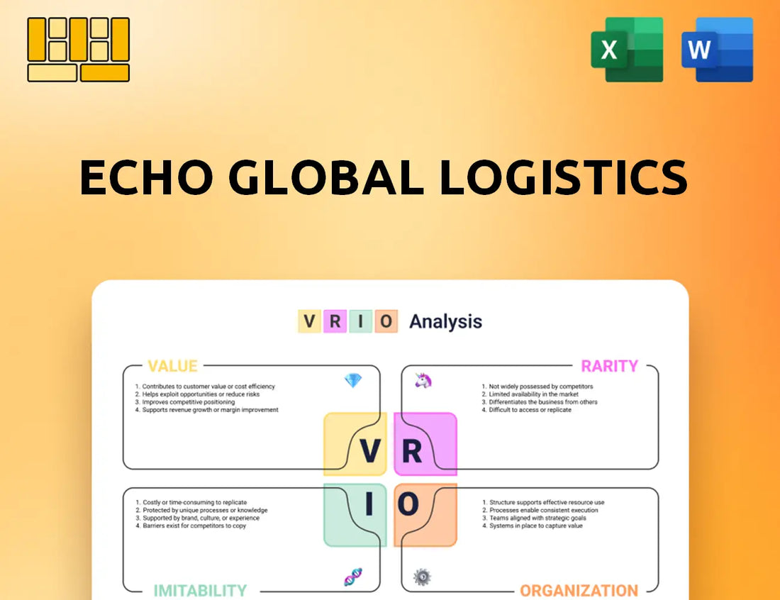 Echo Global Logistics VRIO Analysis