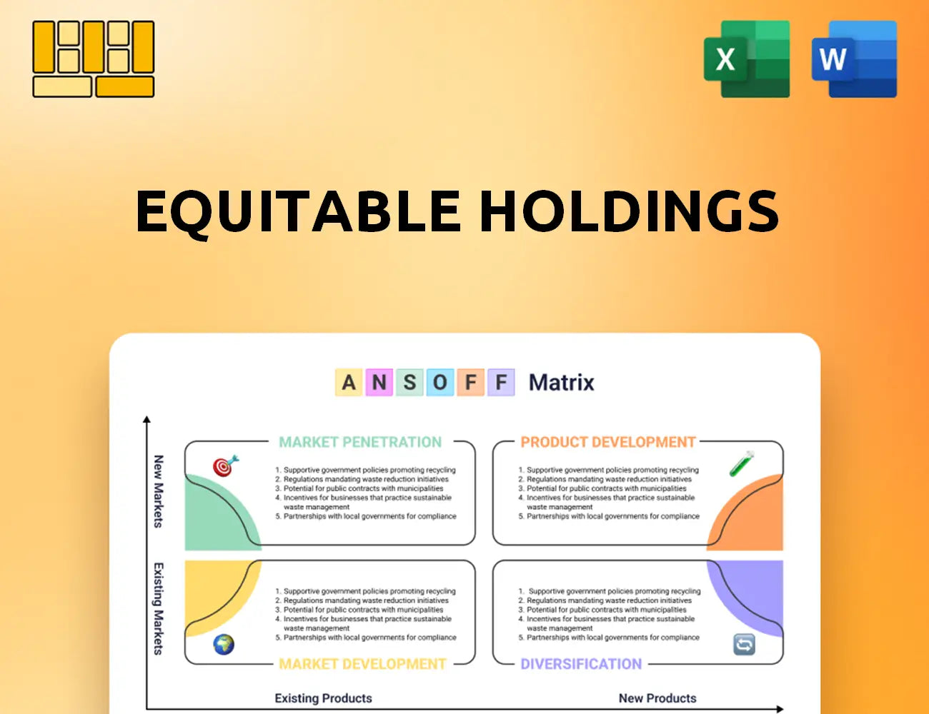 Equitable Holdings Ansoff Matrix