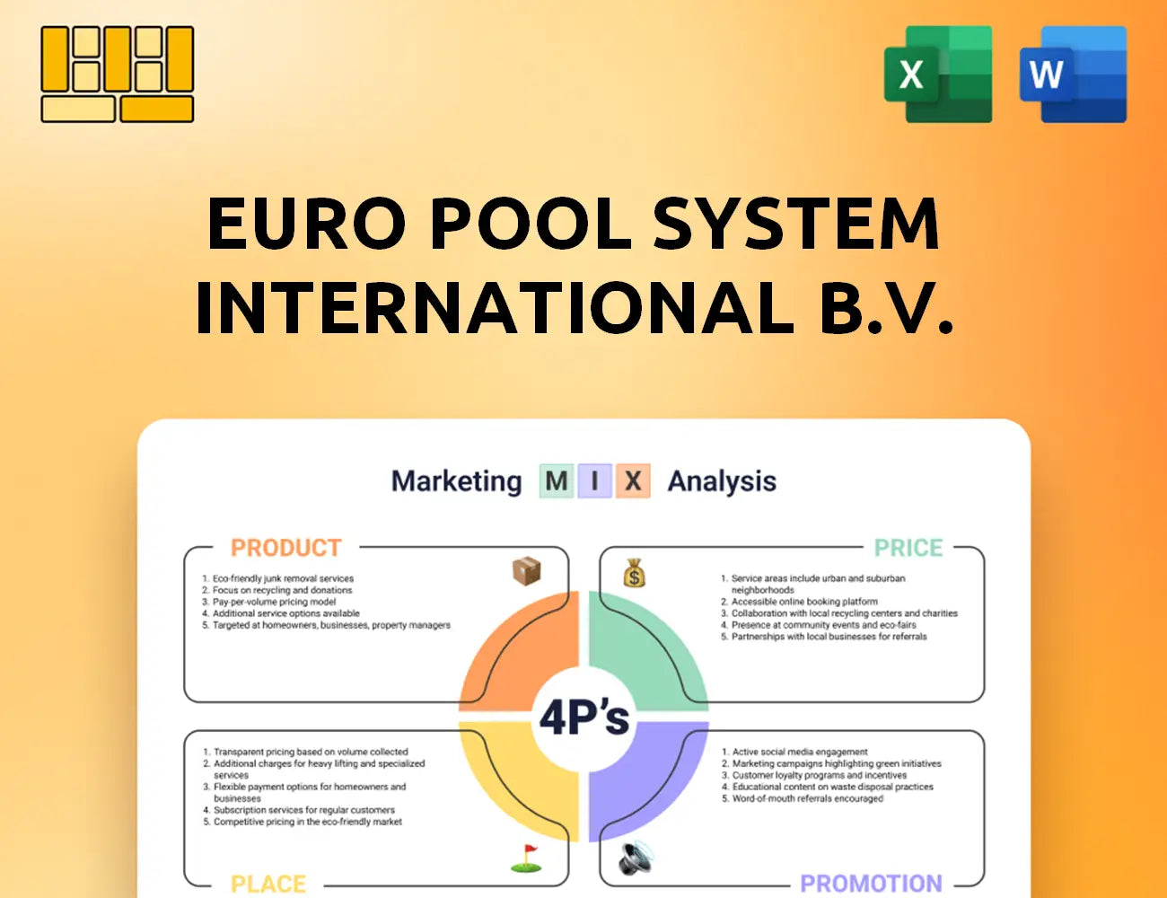 Euro Pool System International B.V. Marketing Mix