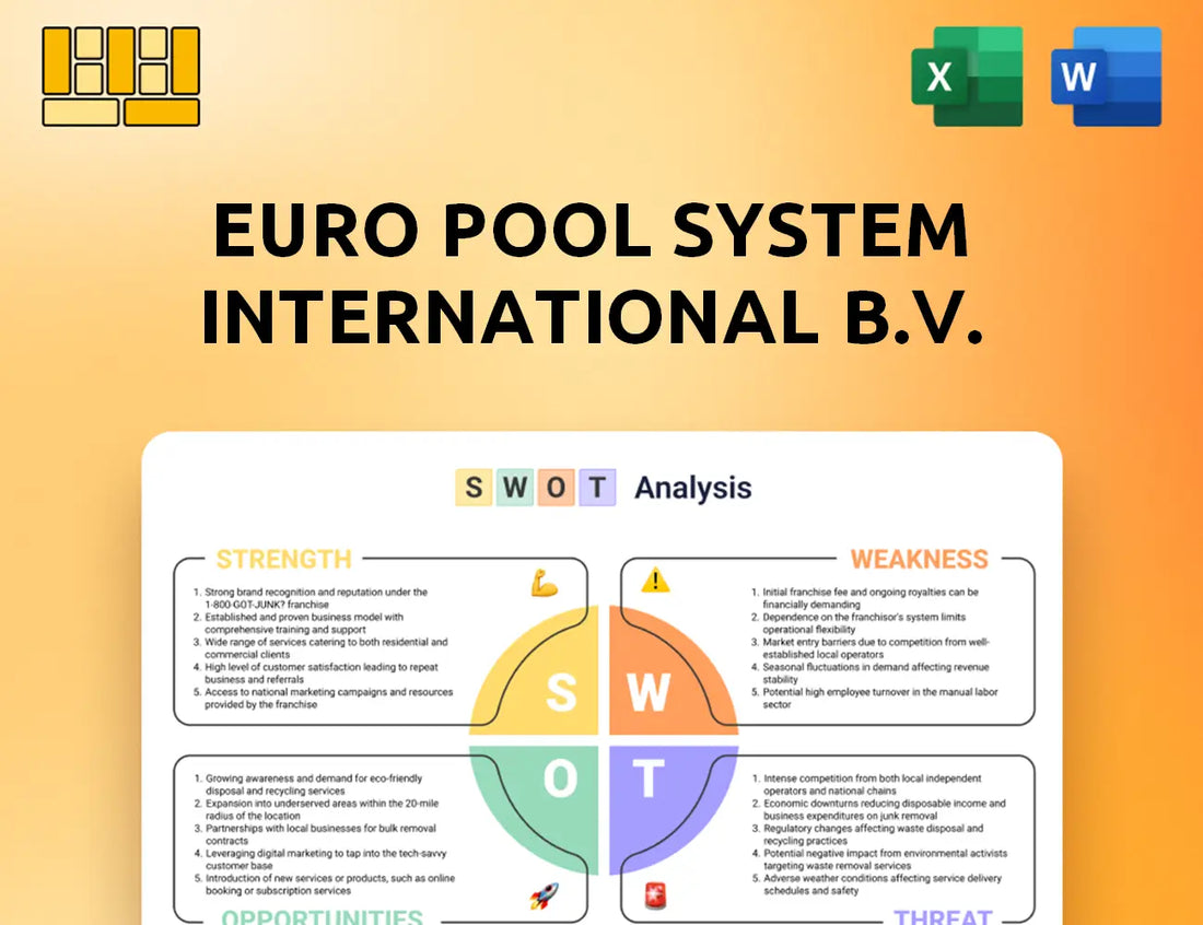 Euro Pool System International B.V. SWOT Analysis
