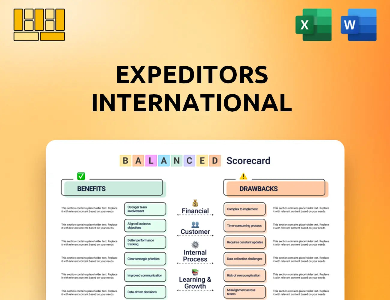 Expeditors International Balanced Scorecard