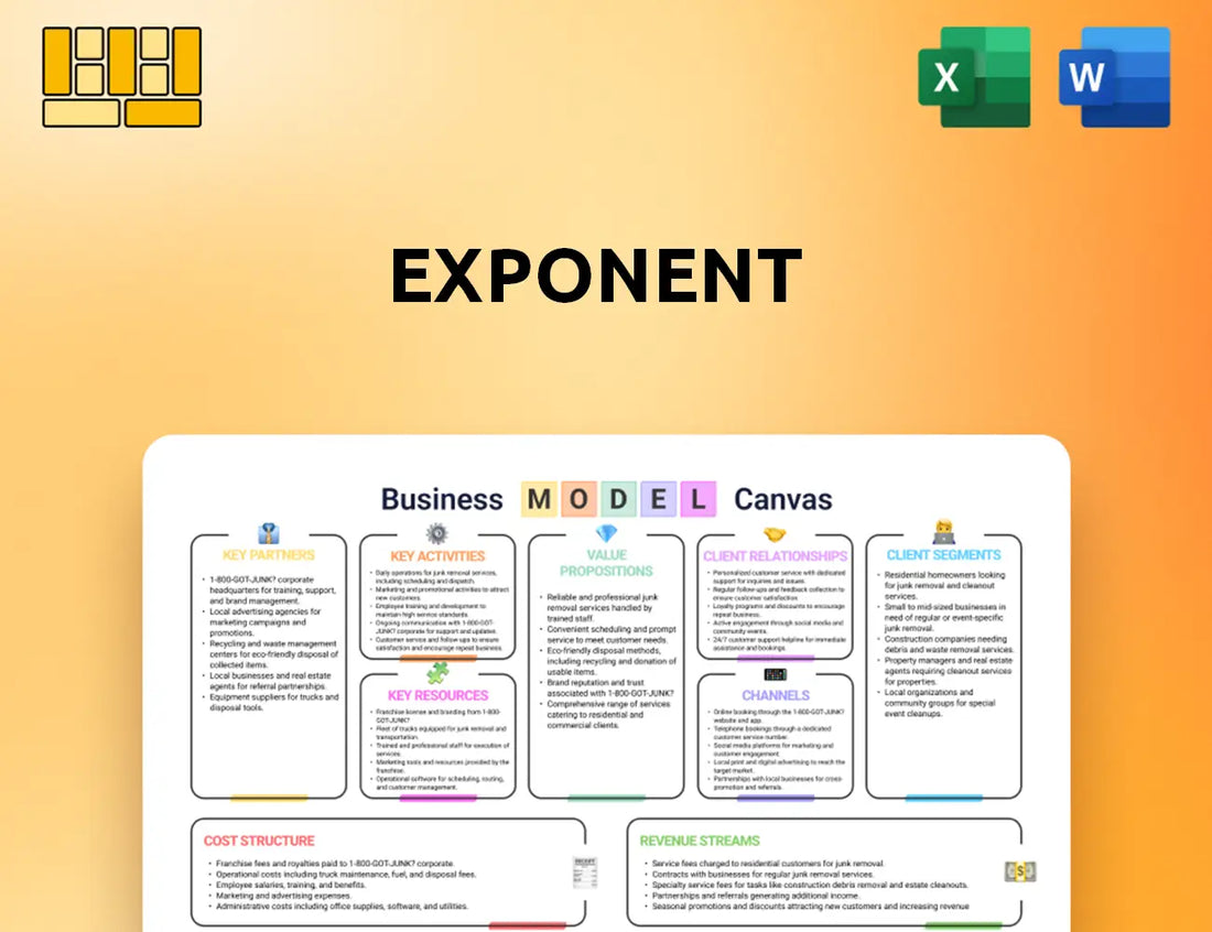 Exponent Business Model Canvas