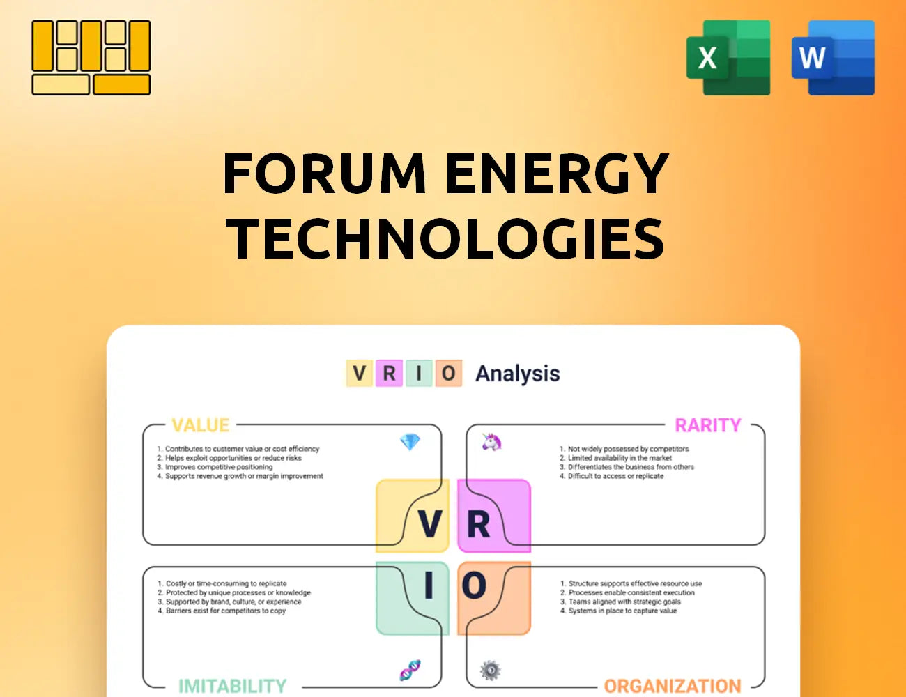 Forum Energy Technologies VRIO Analysis