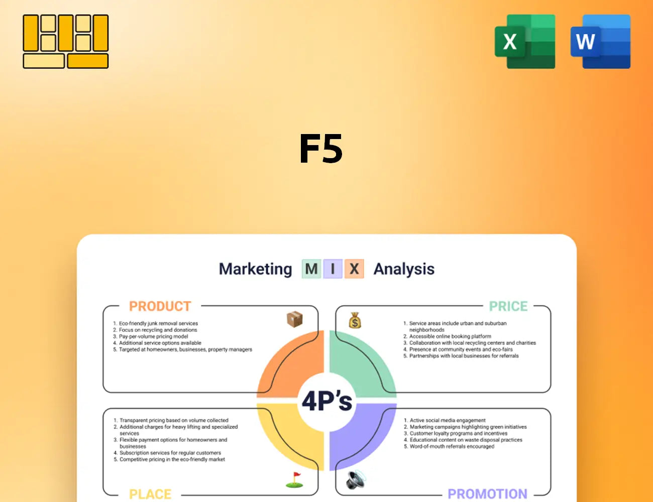F5 Marketing Mix