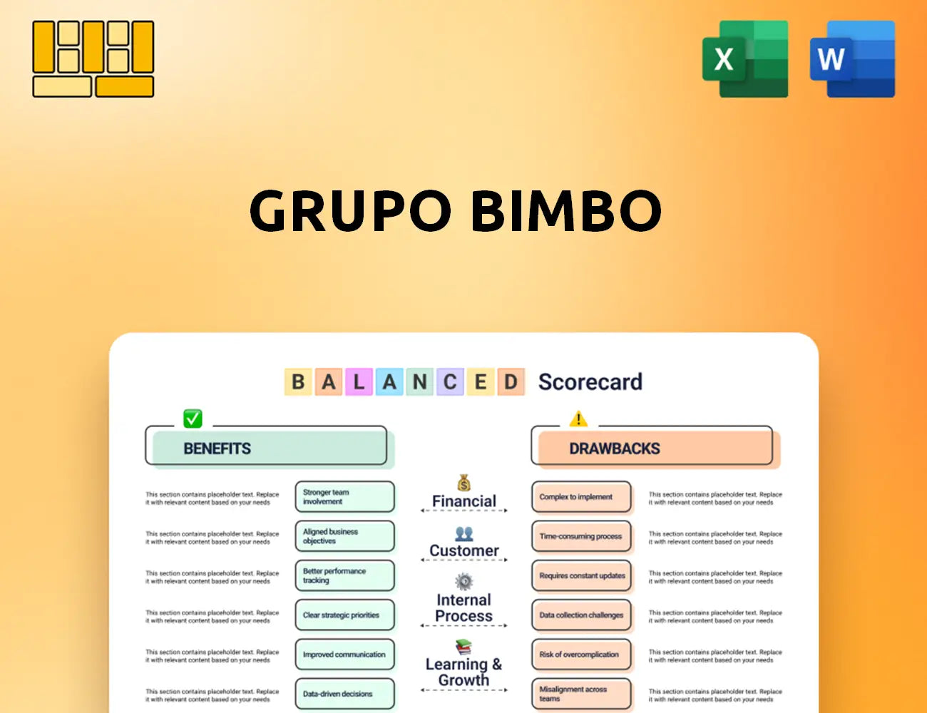 Grupo Bimbo Balanced Scorecard