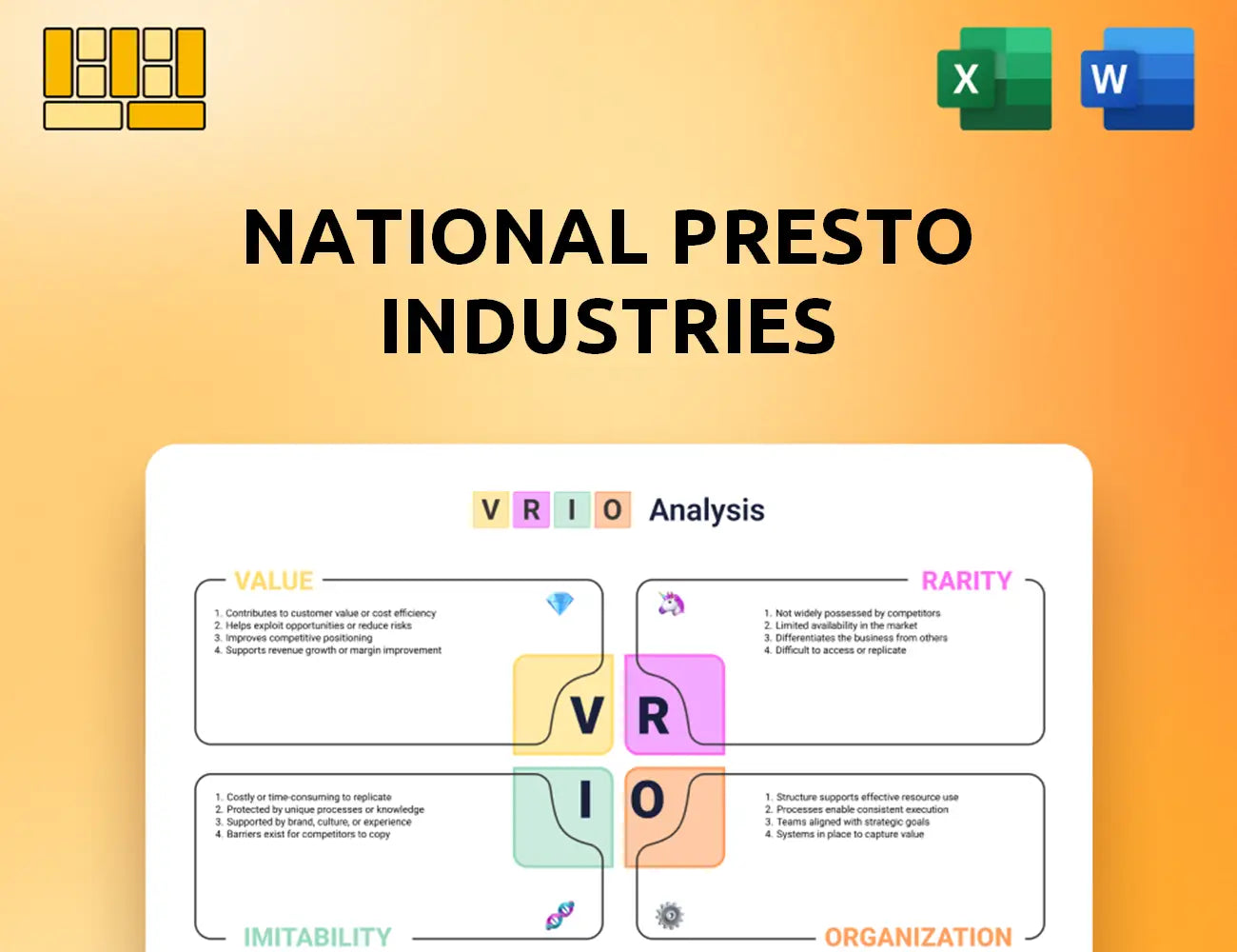 National Presto Industries VRIO Analysis