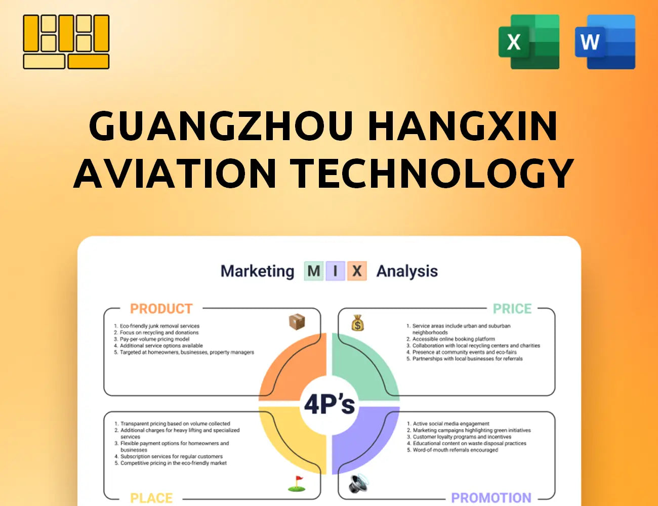 Guangzhou Hangxin Aviation Technology Marketing Mix