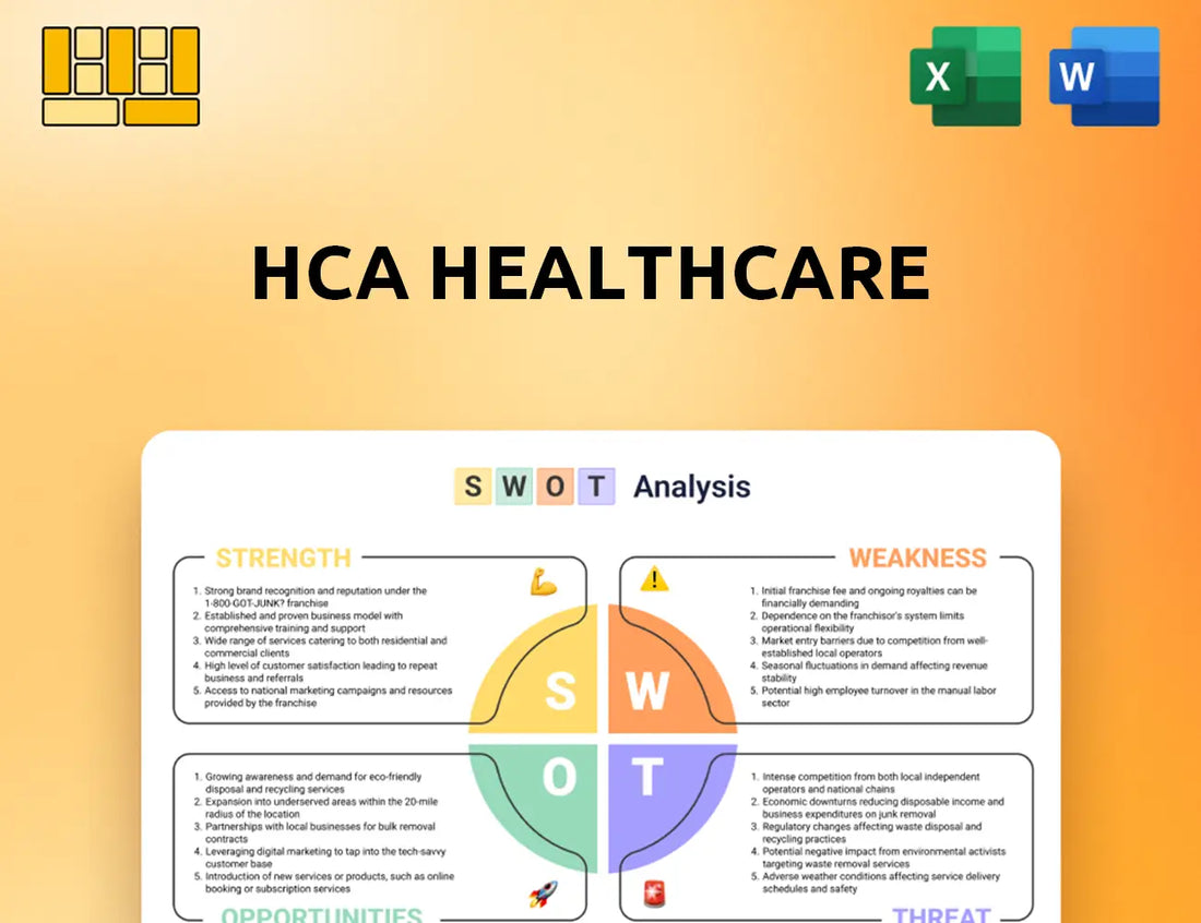 HCA Healthcare SWOT Analysis