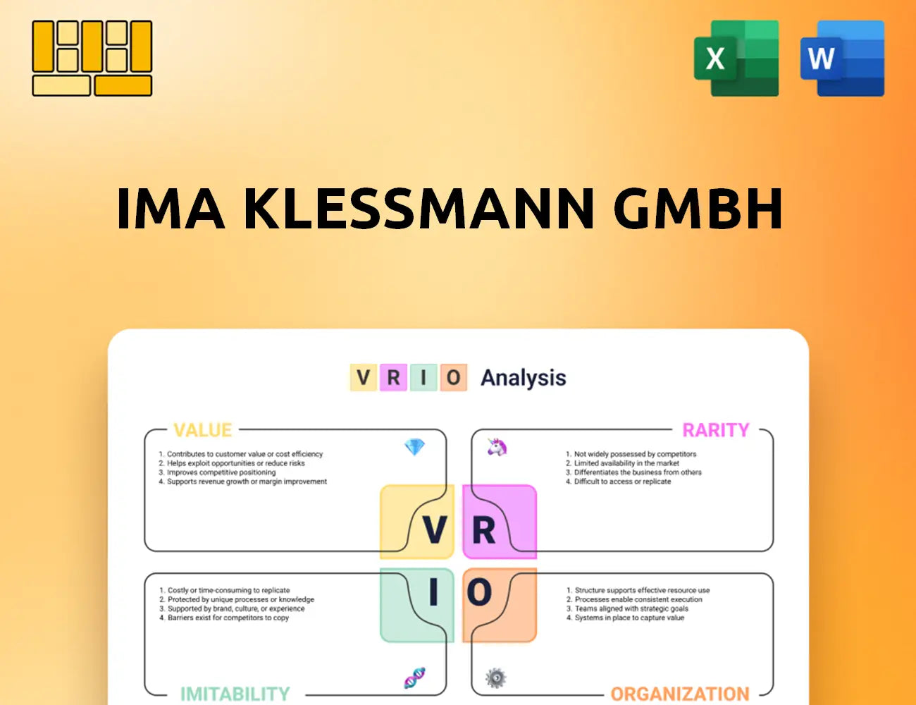 IMA Klessmann GmbH VRIO Analysis