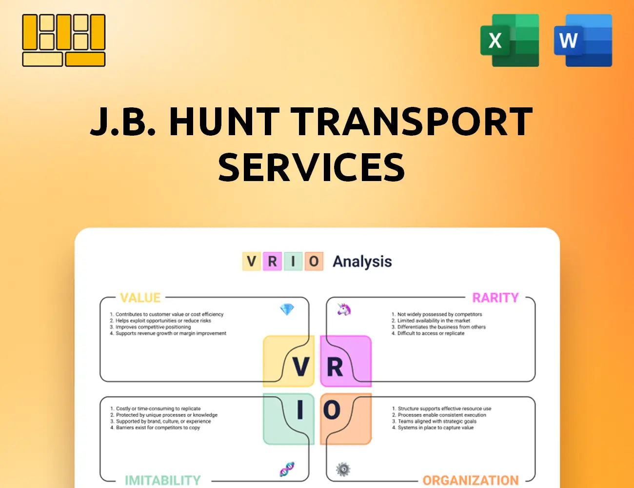 J.B. Hunt Transport Services VRIO Analysis