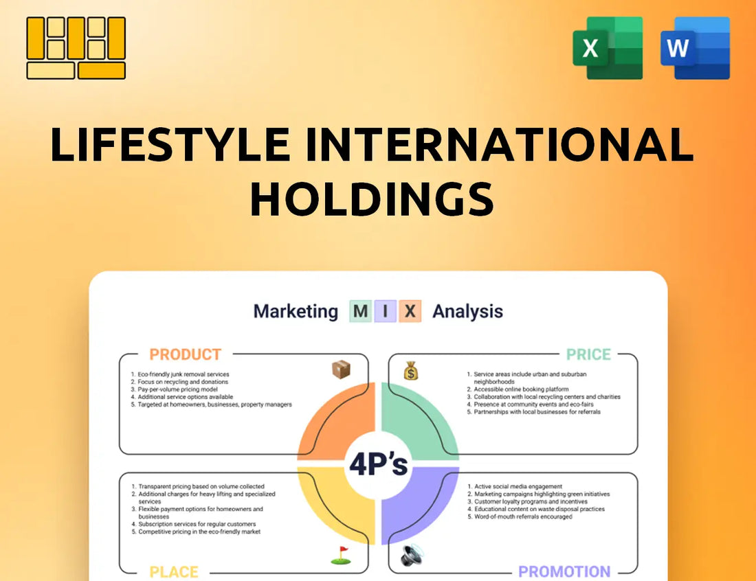 Lifestyle International Holdings Marketing Mix