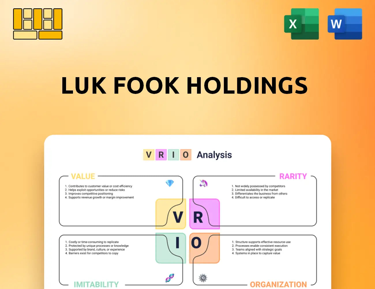 Luk Fook Holdings VRIO Analysis