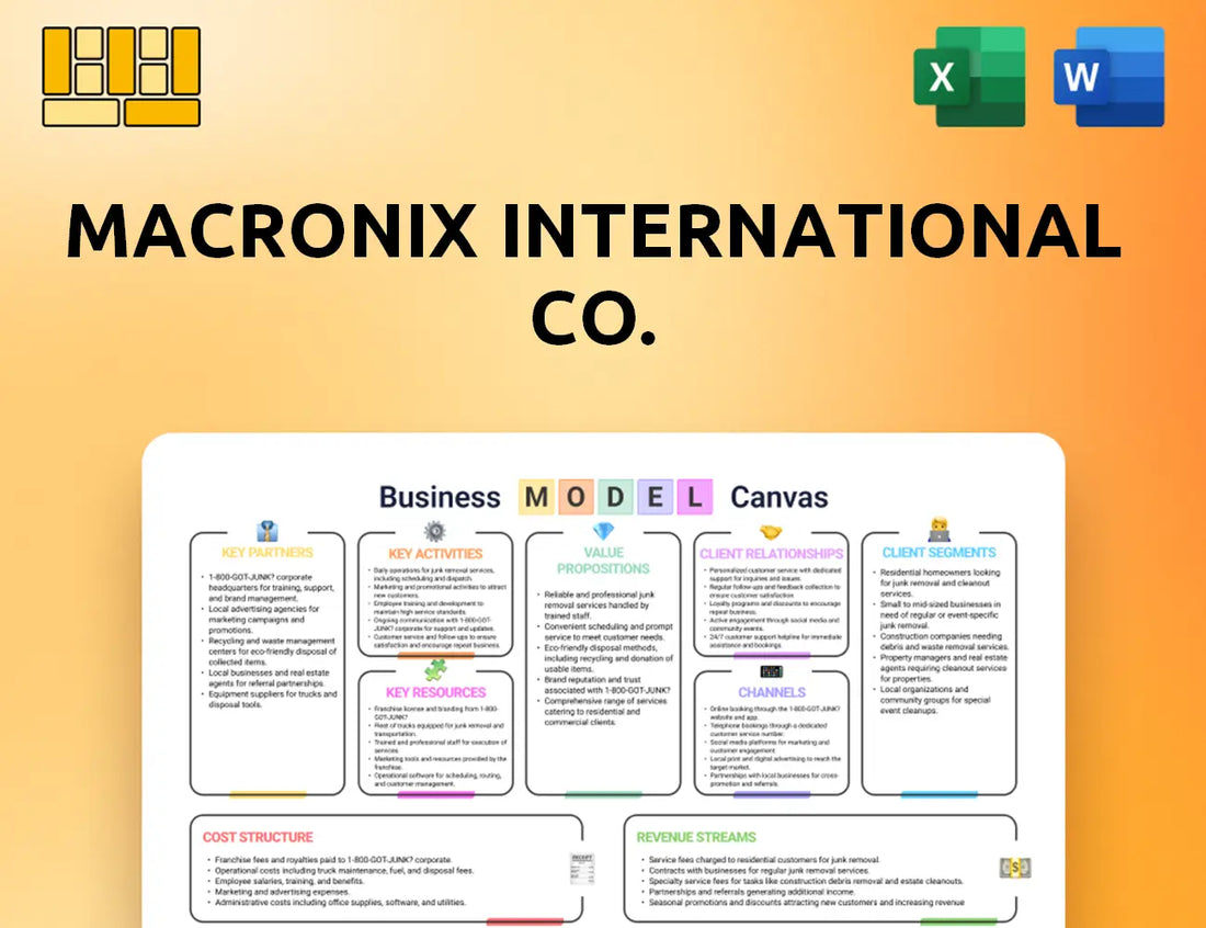 Macronix International Co. Business Model Canvas