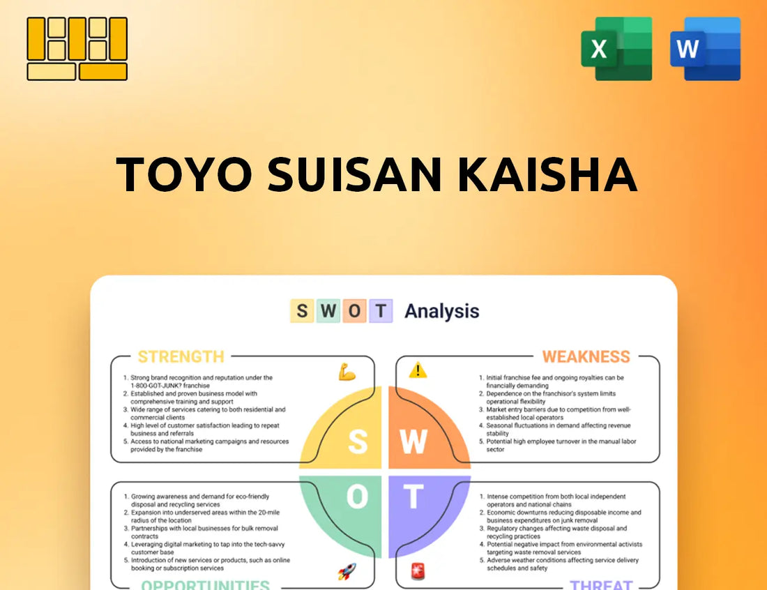 Toyo Suisan Kaisha SWOT Analysis