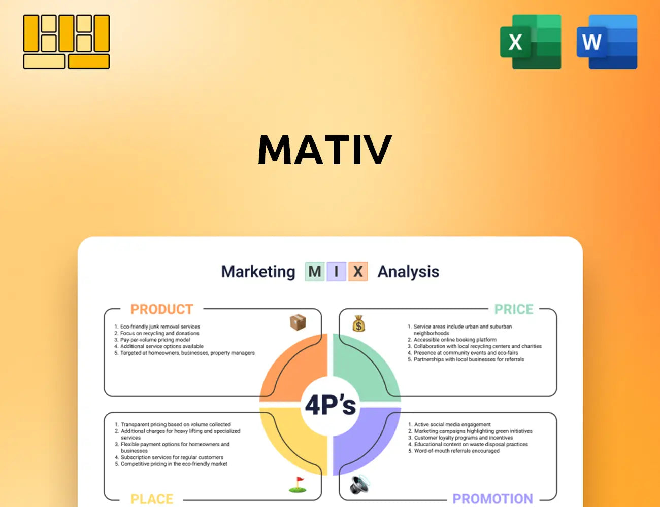 Mativ Marketing Mix