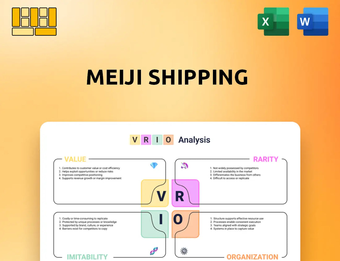 Meiji Shipping VRIO Analysis
