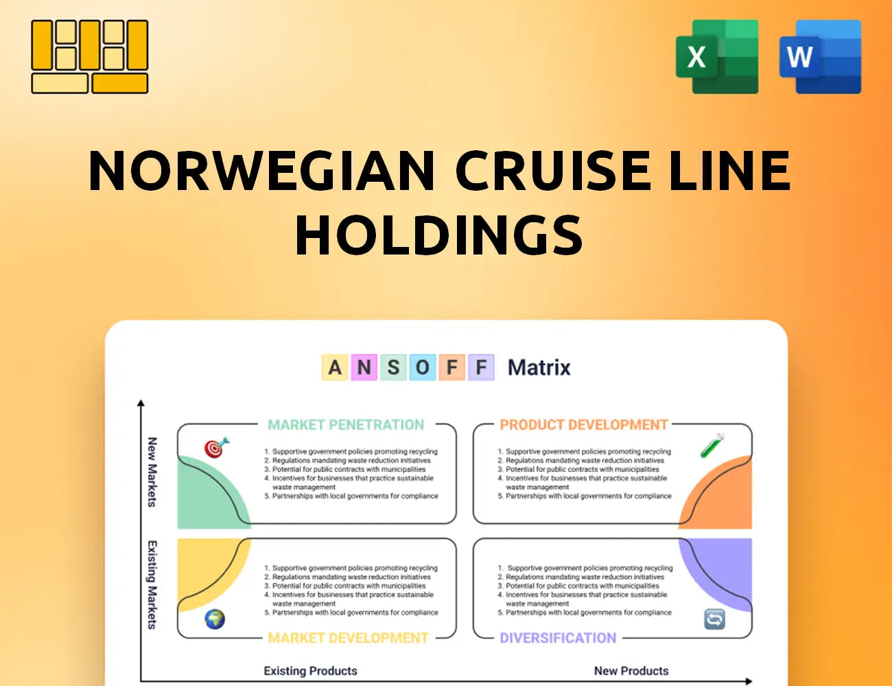 Norwegian Cruise Line Holdings Ansoff Matrix