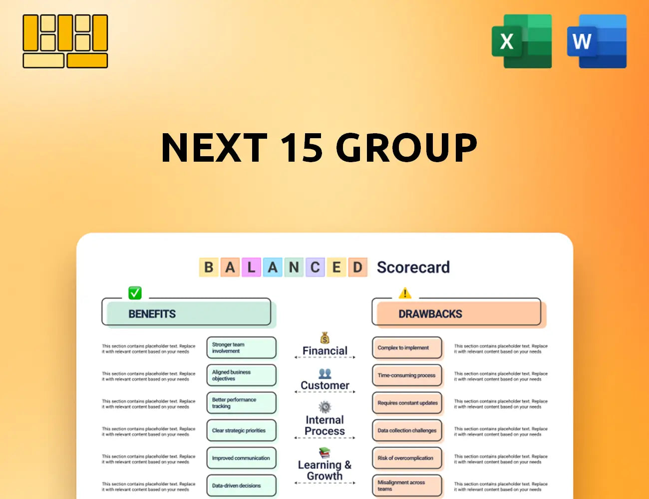 Next 15 Group Balanced Scorecard