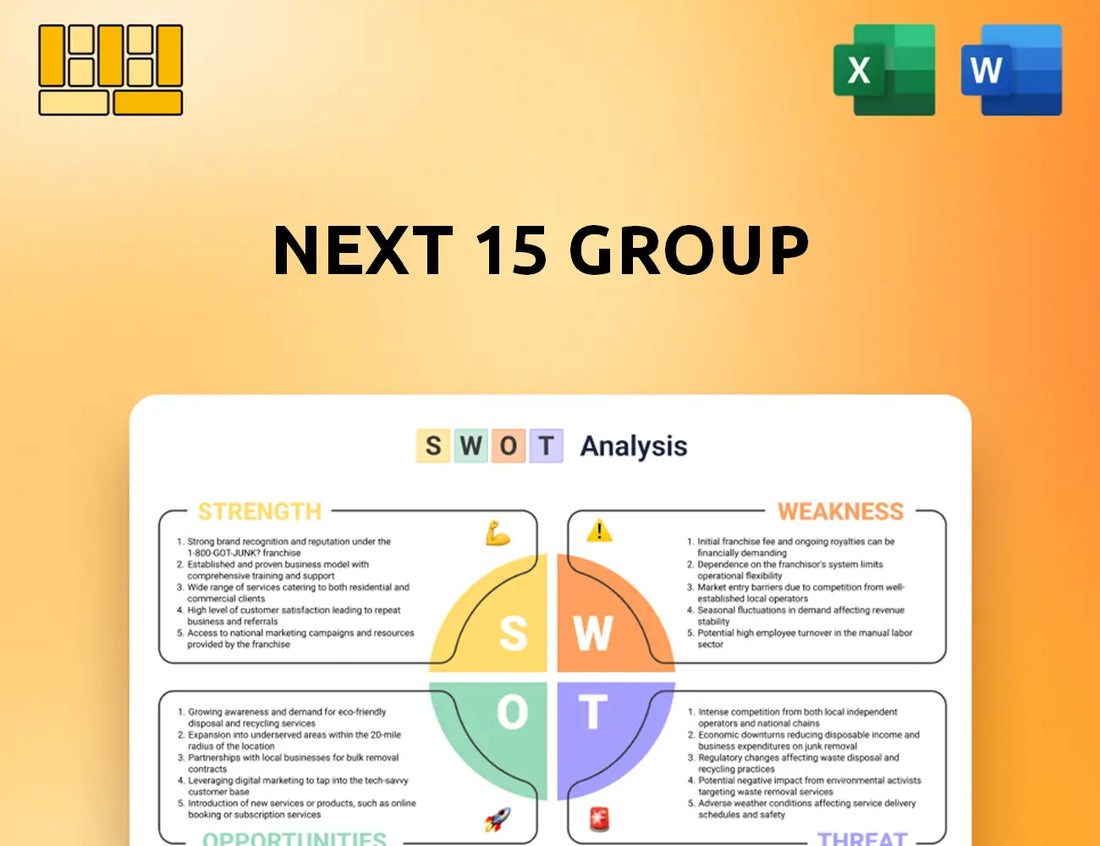 Next 15 Group SWOT Analysis