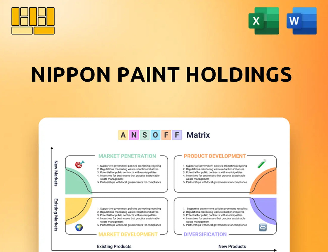 Nippon Paint Holdings Ansoff Matrix