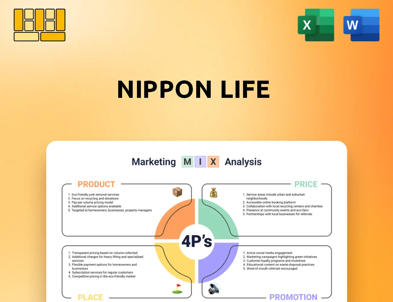 Nippon Life Marketing Mix
