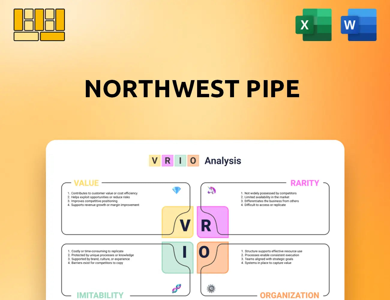 Northwest Pipe VRIO Analysis