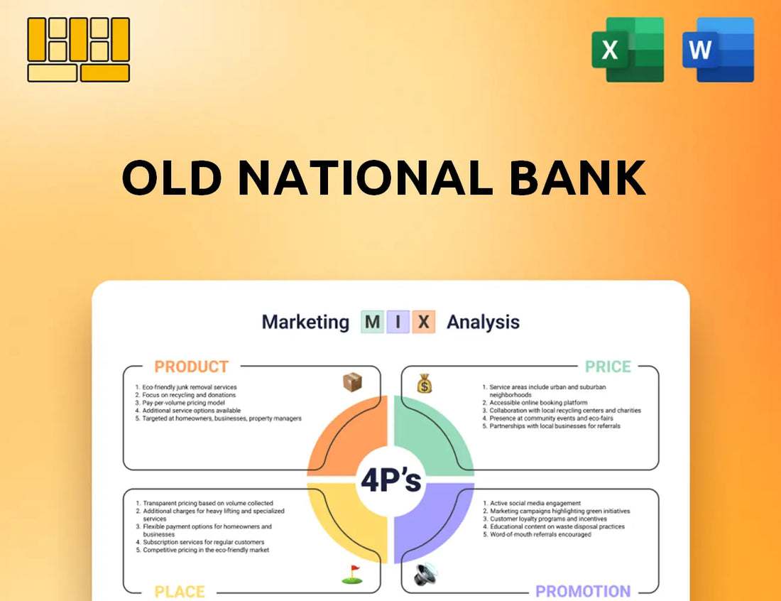 Old National Bank Marketing Mix