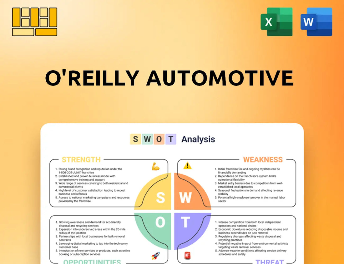 O'Reilly Automotive SWOT Analysis