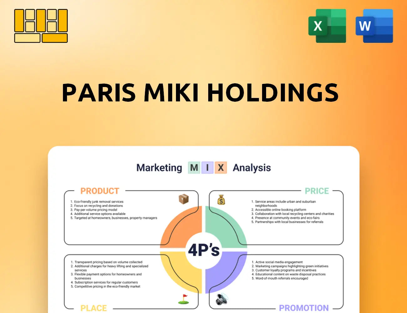 Paris Miki Holdings Marketing Mix