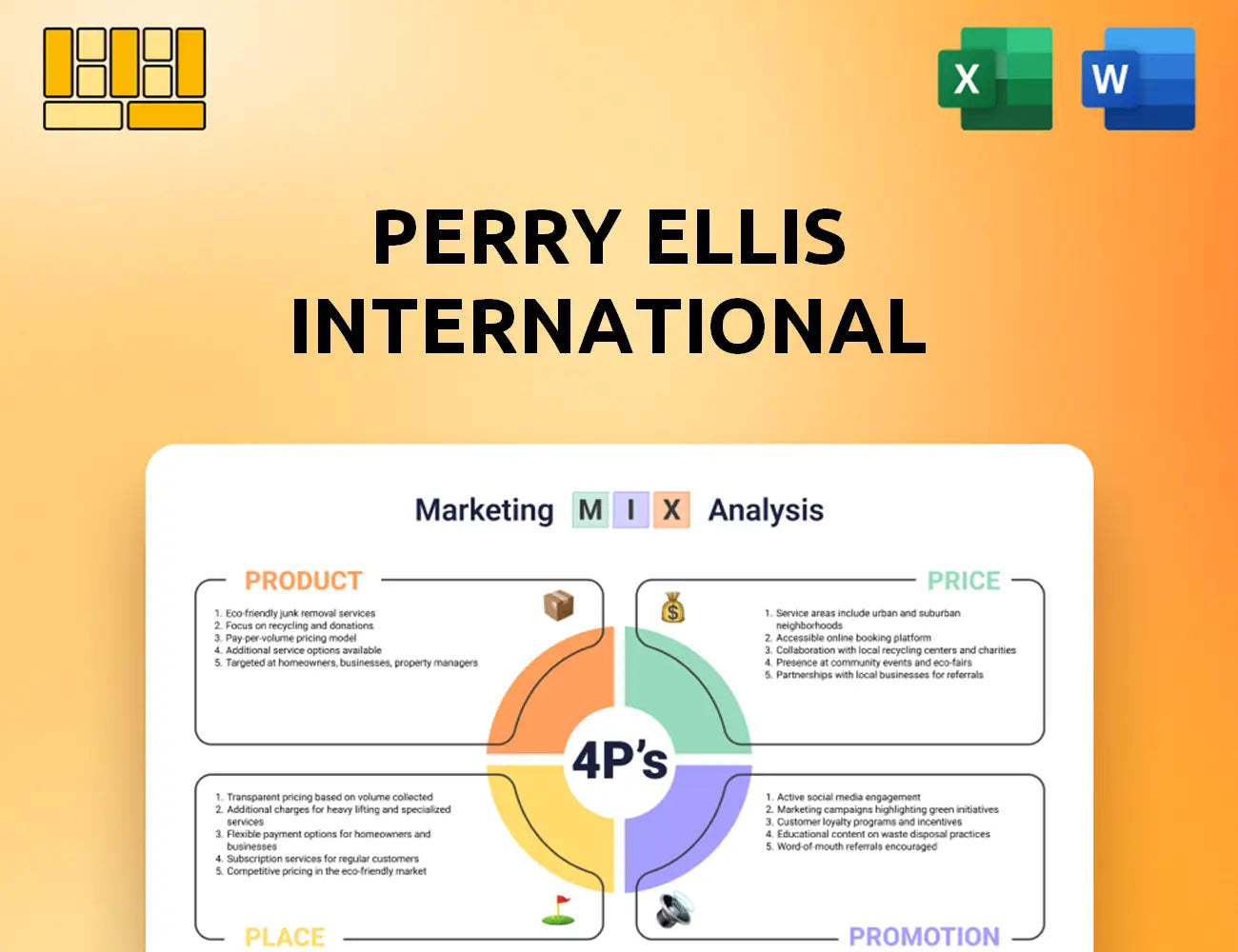 Perry Ellis International Marketing Mix
