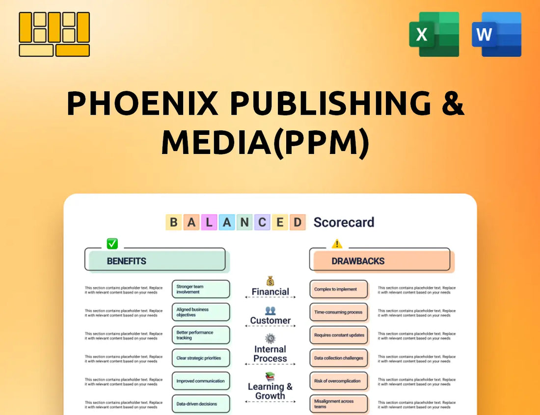 Phoenix Publishing & Media(PPM) Balanced Scorecard